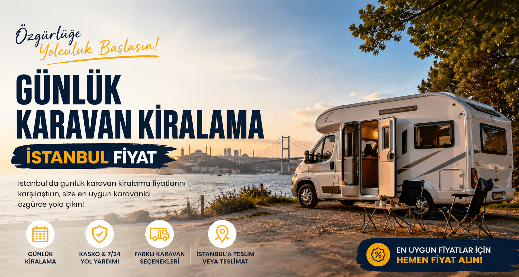 Günlük Karavan Kiralama İstanbul Fiyatları