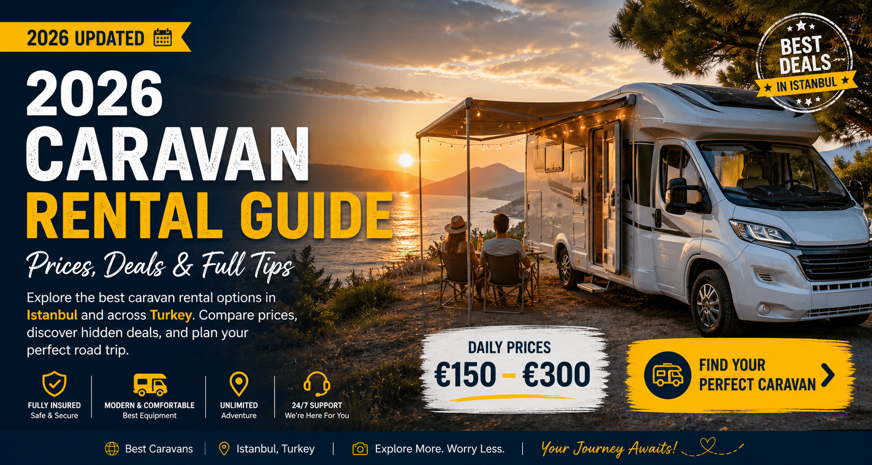 Karavan Kiralamak: İstanbul'da En İyi Kiralık Karavan Rehberi 2026