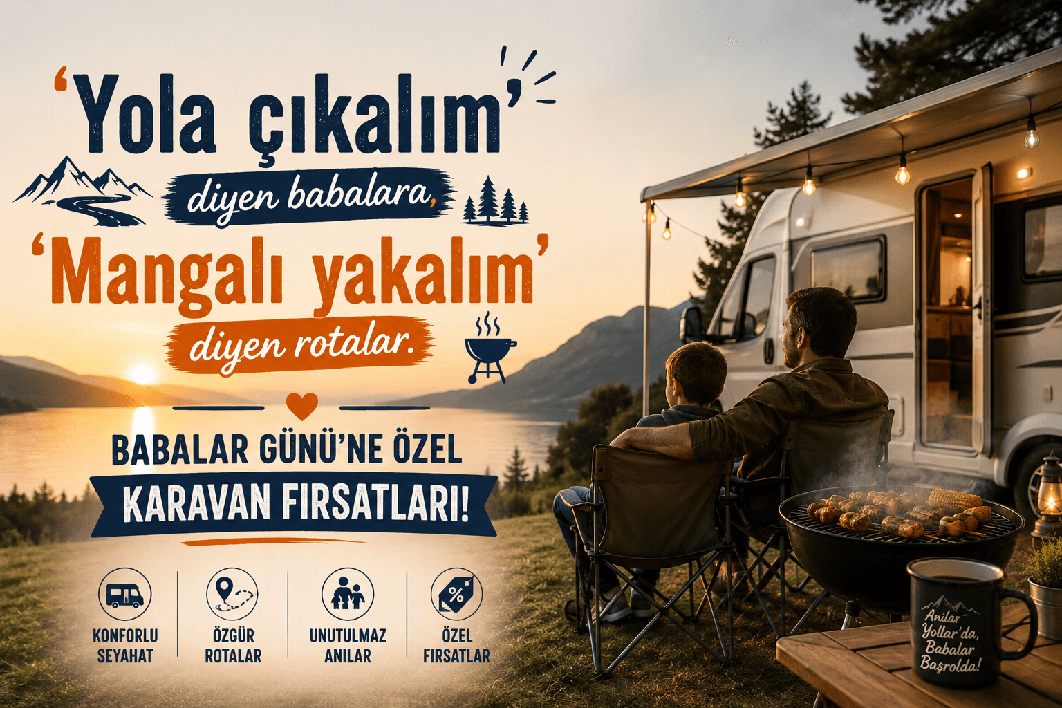 Babalar Günü'ne Özel Karavan Fırsatları
